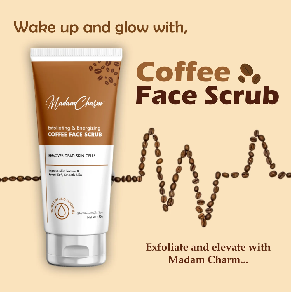 MadamCharm Coffee Face Scrub product image from official website